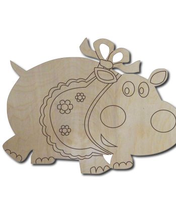 Dekoracje, ozdoby ze sklejki na ścianę z rysunkiem.